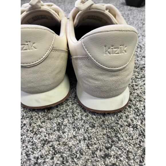KIZIK Milan Step-In Shoes/Snakers, Men’s 9.5 W’s 11, EXCELLENT Bone/Cream - Picture 4 of 12